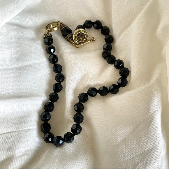 Heidi Daus Double Necklace and Earring Set Estate Jewelry Vintage Heidi Daus - Picture 3 of 10